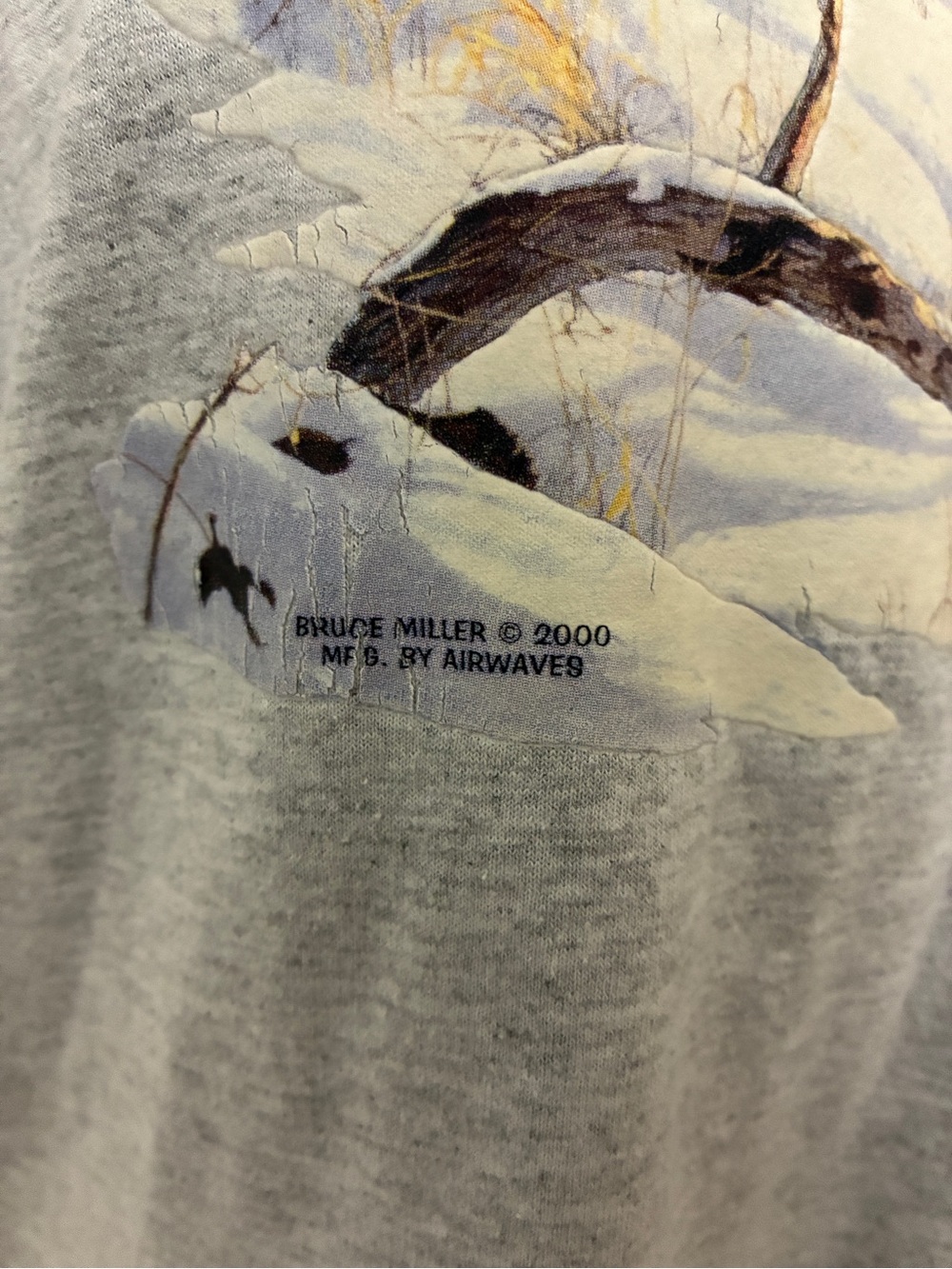 Vintage Bruce Miller Deer in Snow Tee - Picture 5 of 9